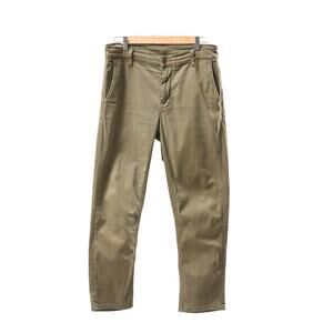 Nudie Jeans Easy Alvin Chino Pants Mens 30 x 34 Olive Green Slim Fit Trousers